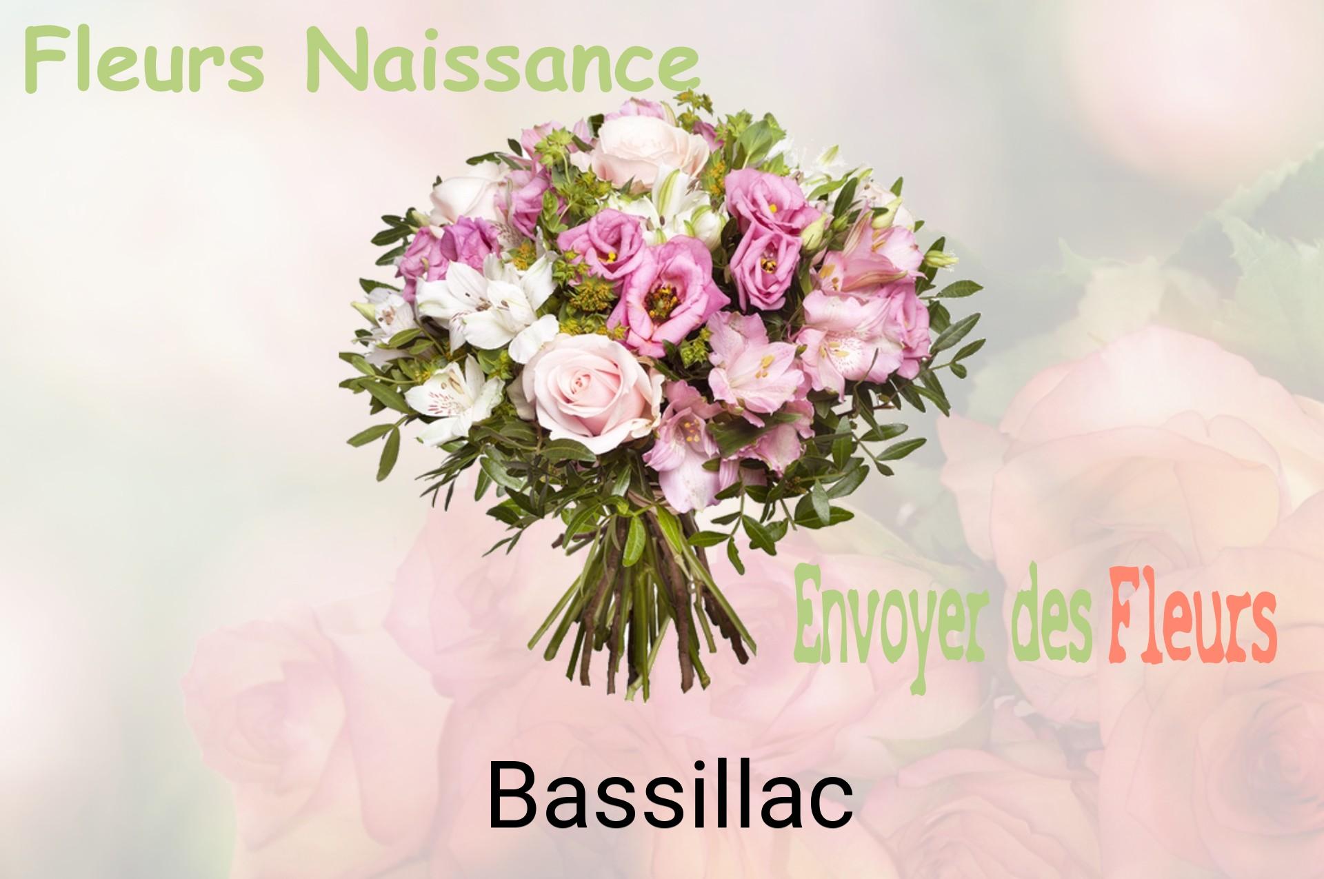 Bouquet de fleurs de naissance livré à Bassillac